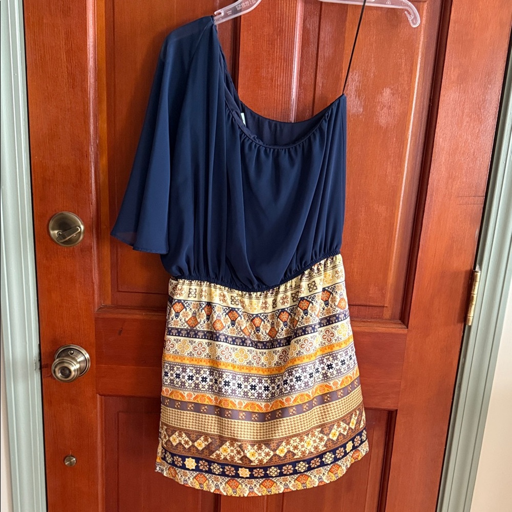 Judith March One Shoulder Dress